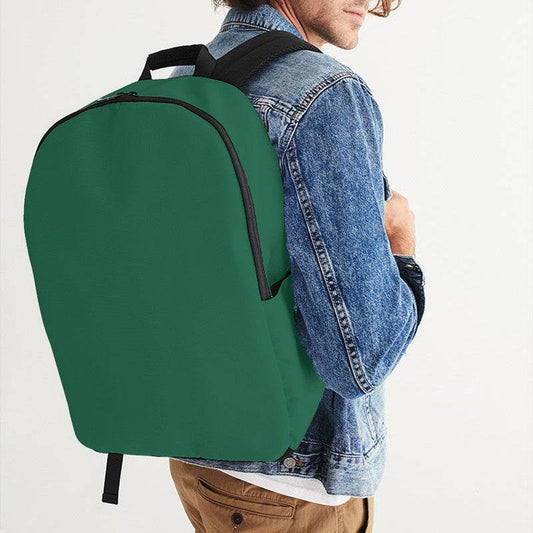 Emerald Green Waterproof Backpack (BGG2-ME-DE) - Man CloseUp