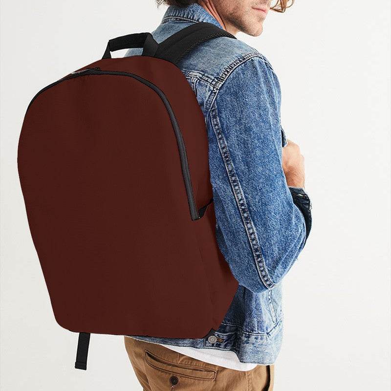 Espresso Waterproof Backpack (R-FM-DA) - Man CloseUp