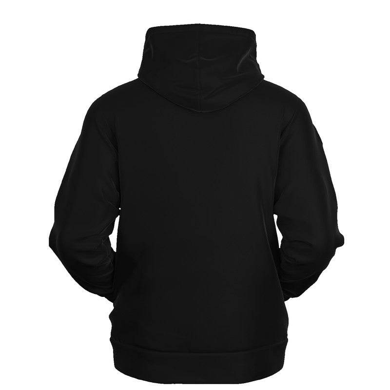 Faded Black Hoodie (N-FN-DE) - Ghost Back