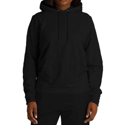 Faded Black Hoodie (N-FN-DE) - Woman Front