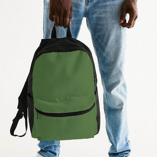 Fern Green Canvas Backpack (GL2-MU-MD) - Man Holding