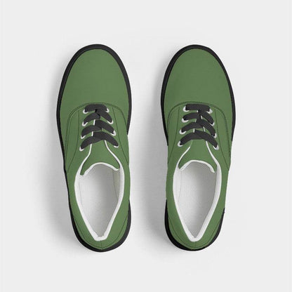 Fern Green Men's Canvas Sneakers (GL2-MU-MD) - Top