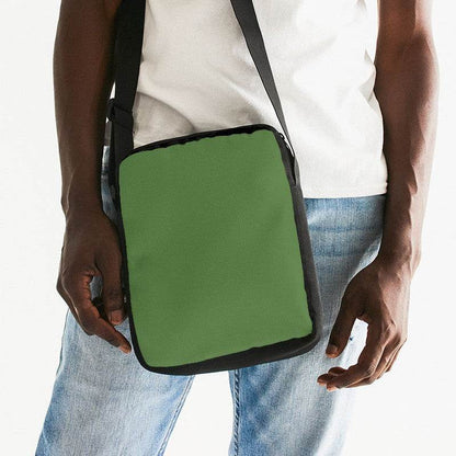 Fern Green Messenger Pouch (GL2-MU-MD) - Man Front CloseUp