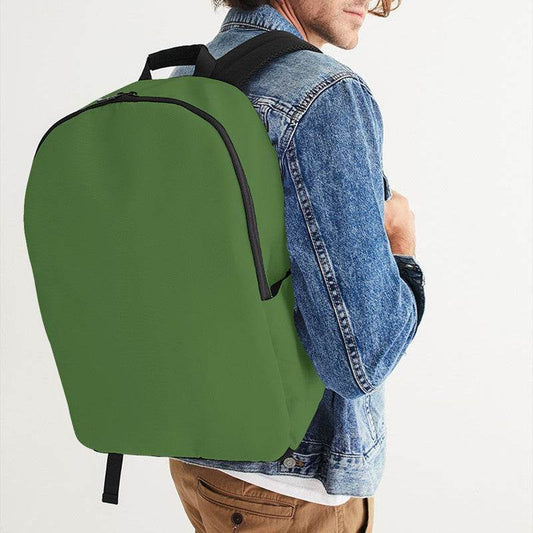 Fern Green Waterproof Backpack (GL2-MU-MD) - Man CloseUp