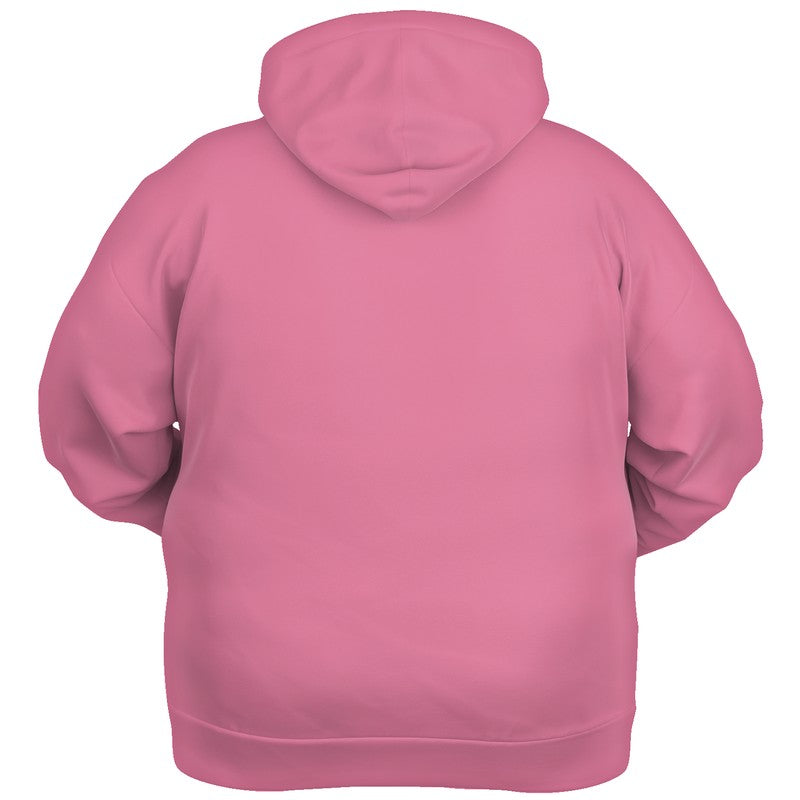 Flamingo Pink Hoodie PLUS (PI-MU-LG) - Ghost Back PLUS