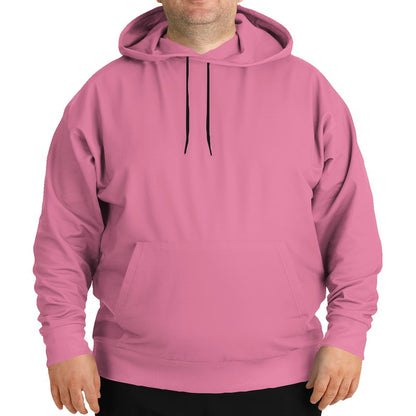 Flamingo Pink Hoodie PLUS (PI-MU-LG) - Man Front PLUS