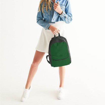 Forest Green Canvas Backpack (G-MU-DA) - Woman