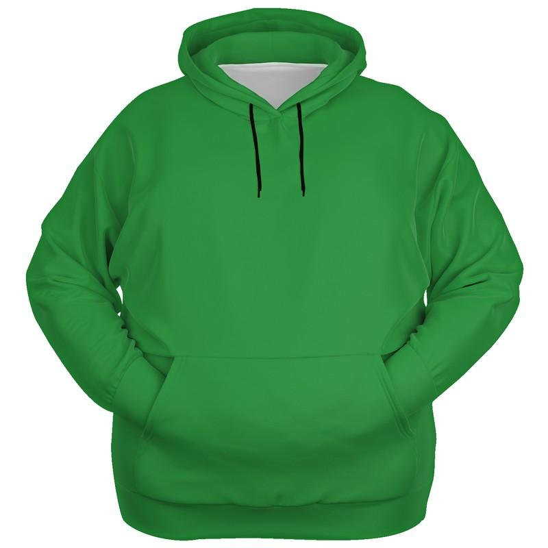 Forest Green Hoodie (C75M0Y100K30) - Ghost Front PLUS