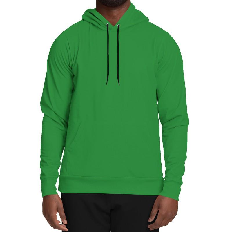 Forest Green Hoodie (C75M0Y100K30) - Man Front