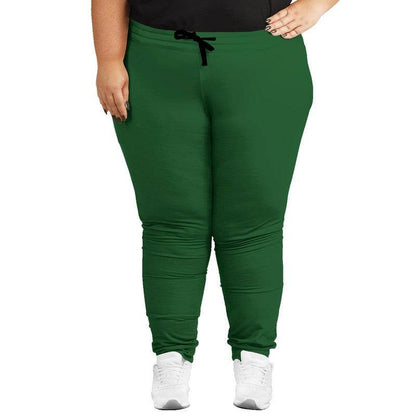 Forest Green Joggers PLUS (G-MU-DA) - Woman Front PLUS