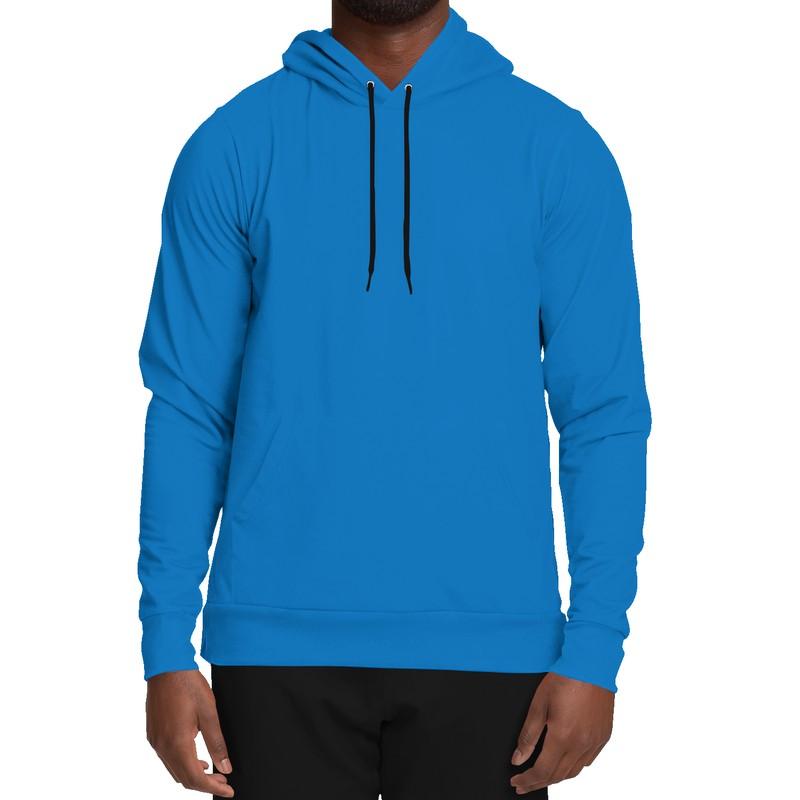 French Blue Hoodie (C100M50Y0K0) - Man Front