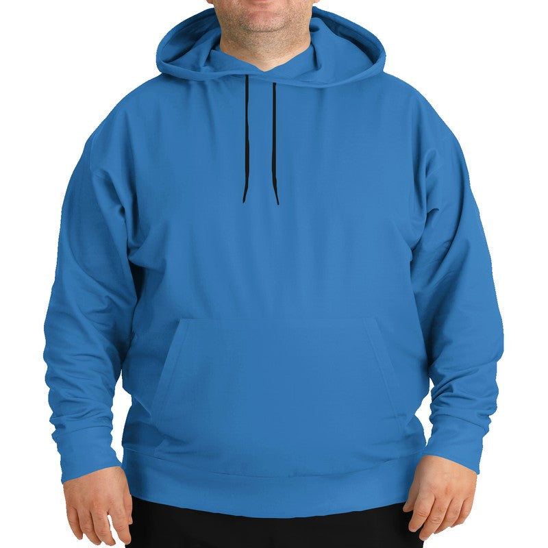 French Blue Hoodie PLUS (IB3-CL-ME) - Man Front PLUS