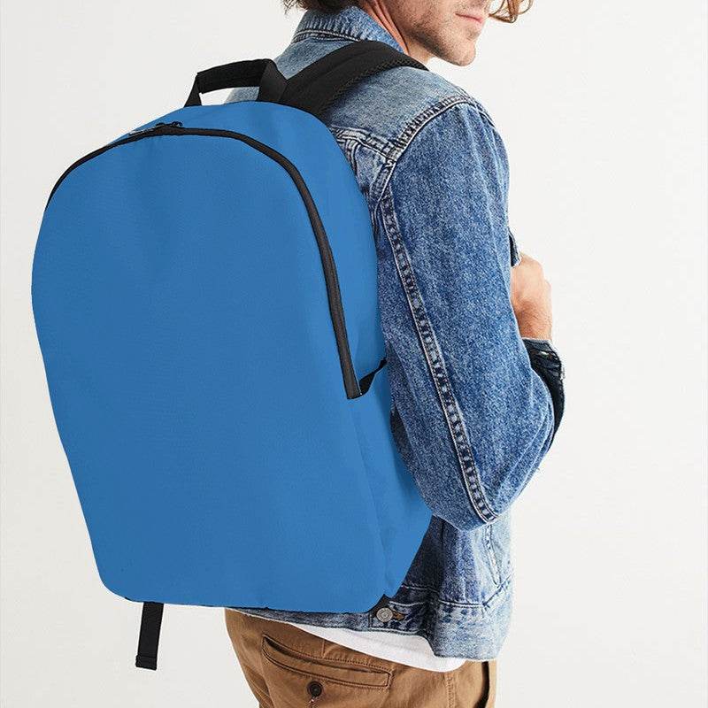 French Blue Waterproof Backpack (IB3-CL-ME) - Man CloseUp