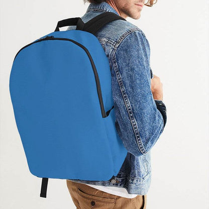 French Blue Waterproof Backpack (IB3-CL-ME) - Man CloseUp