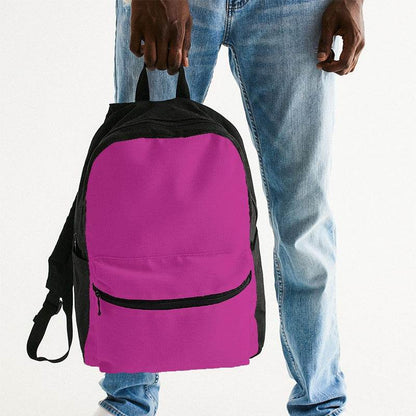Fuchsia Canvas Backpack (PIM2-BR-ME) - Man Holding