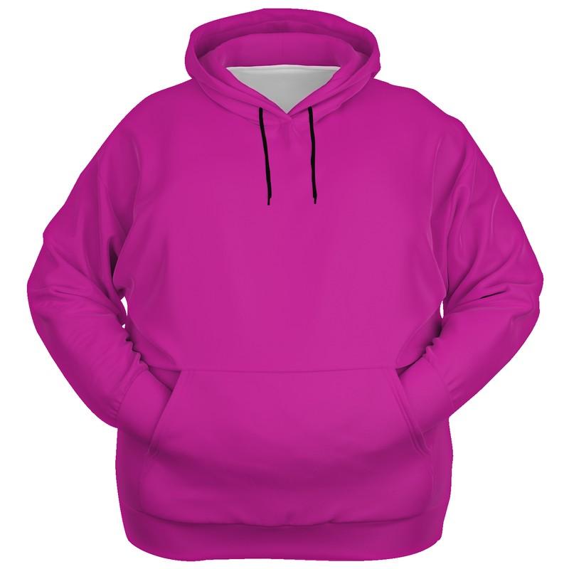 Fuchsia Hoodie (C25M100Y0K0) - Ghost Front PLUS