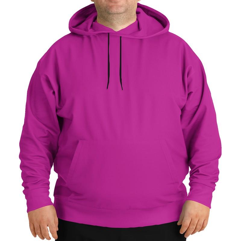 Fuchsia Hoodie (C25M100Y0K0) - Man Front PLUS