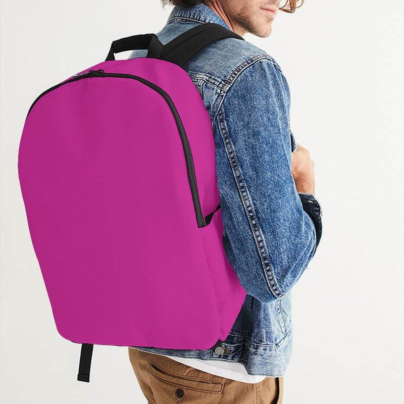 Fuchsia Waterproof Backpack (PIM2-BR-ME) - Man CloseUp