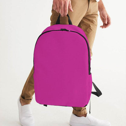 Fuchsia Waterproof Backpack (PIM2-BR-ME) - Man Holding CloseUp