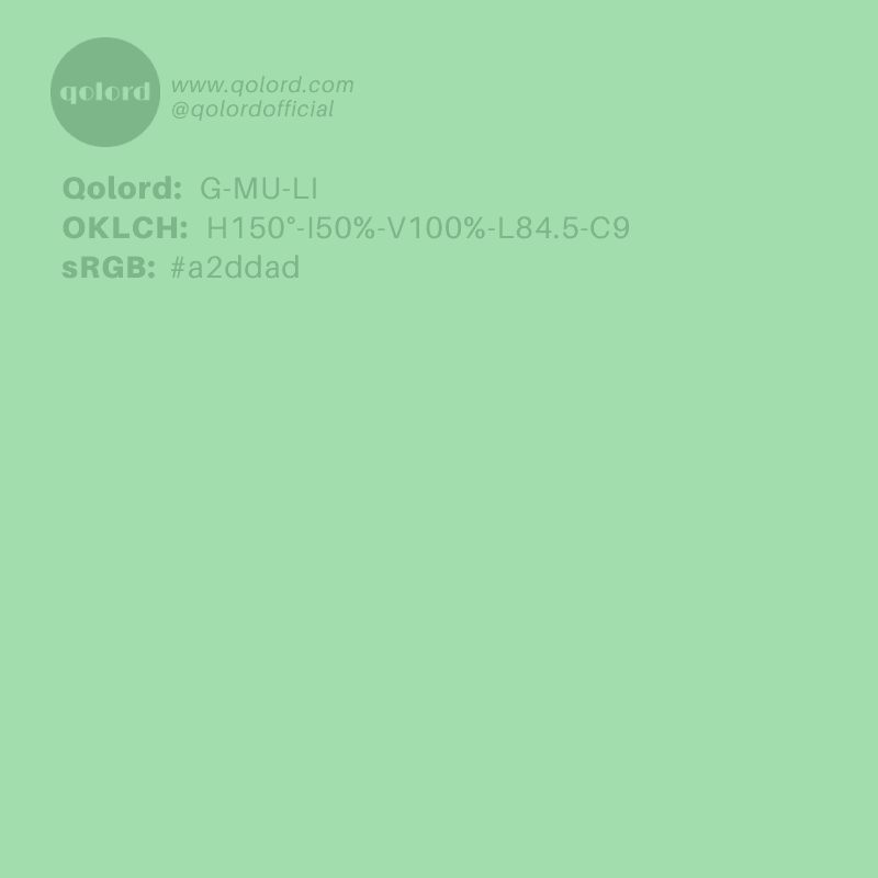 Light Muted Green | G-MU-LI