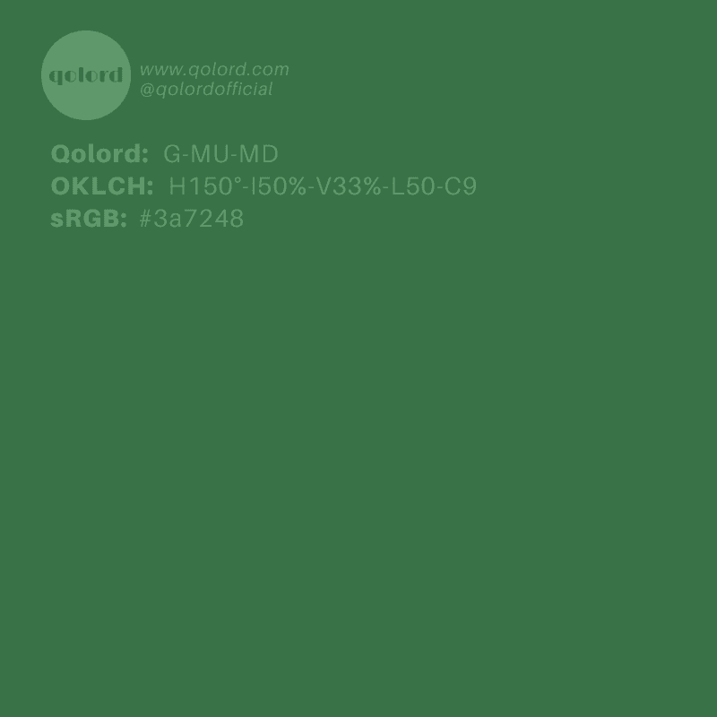 Medium-Dark Muted Green | G-MU-MD