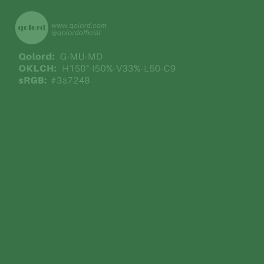 Medium-Dark Muted Green | G-MU-MD