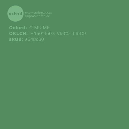 Medium Muted Green | G-MU-ME