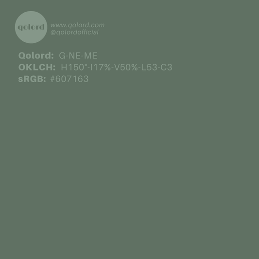 Medium Neutral Green | G-NE-ME