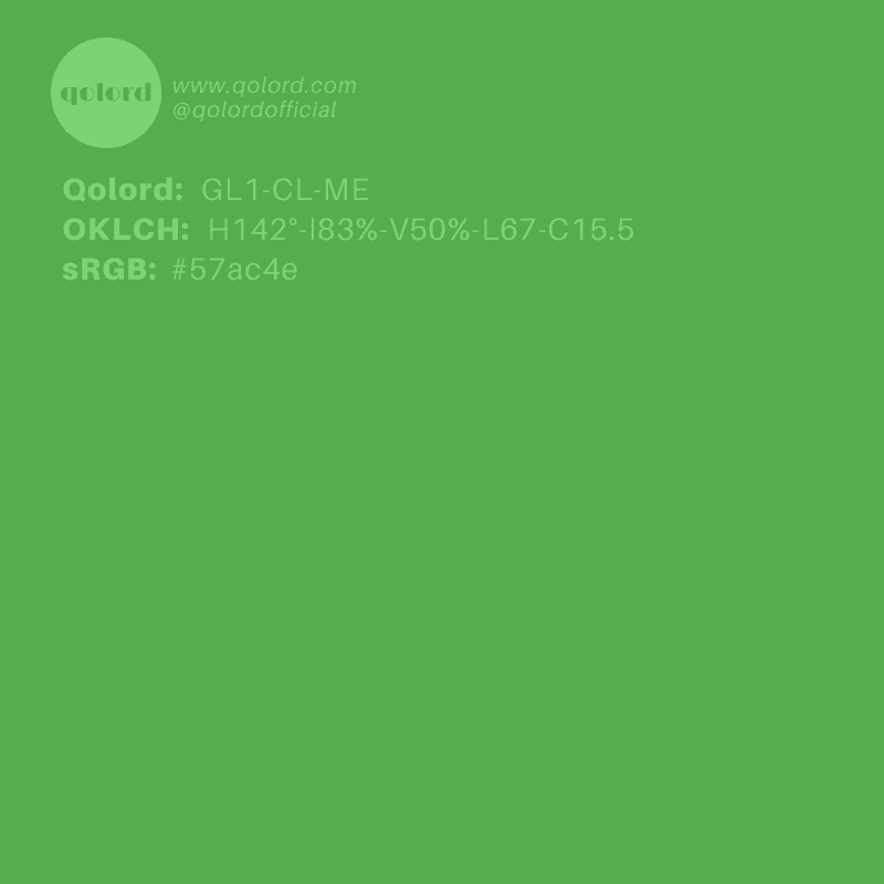 Medium Clear Green | GL1-CL-ME