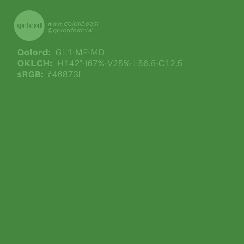 Medium-Dark Medium Green | GL1-ME-MD