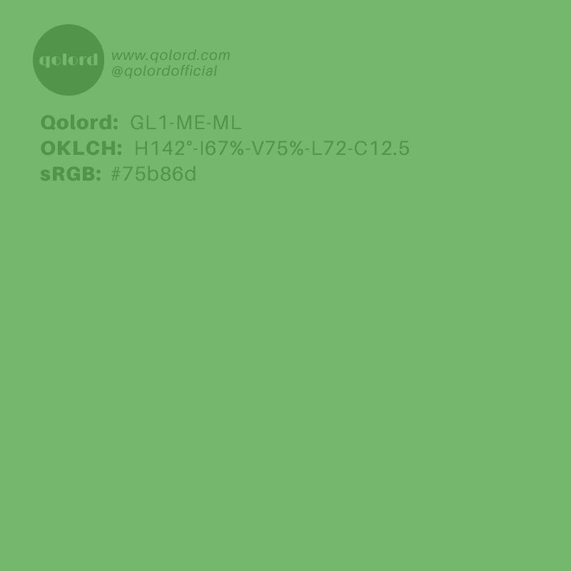 Medium-Light Medium Green | GL1-ME-ML