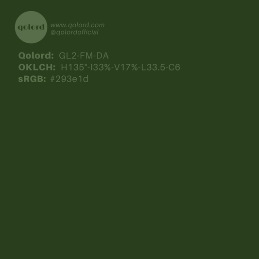 Dark Fully-Muted Lime | GL2-FM-DA