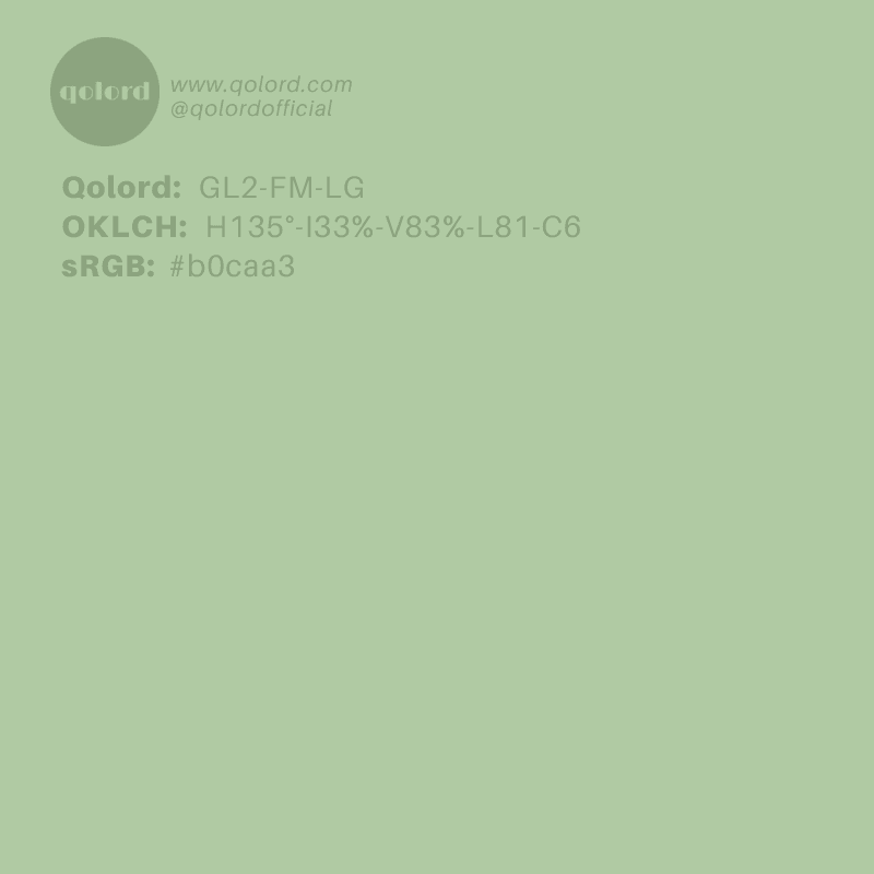 Lightened Fully-Muted Lime | GL2-FM-LG
