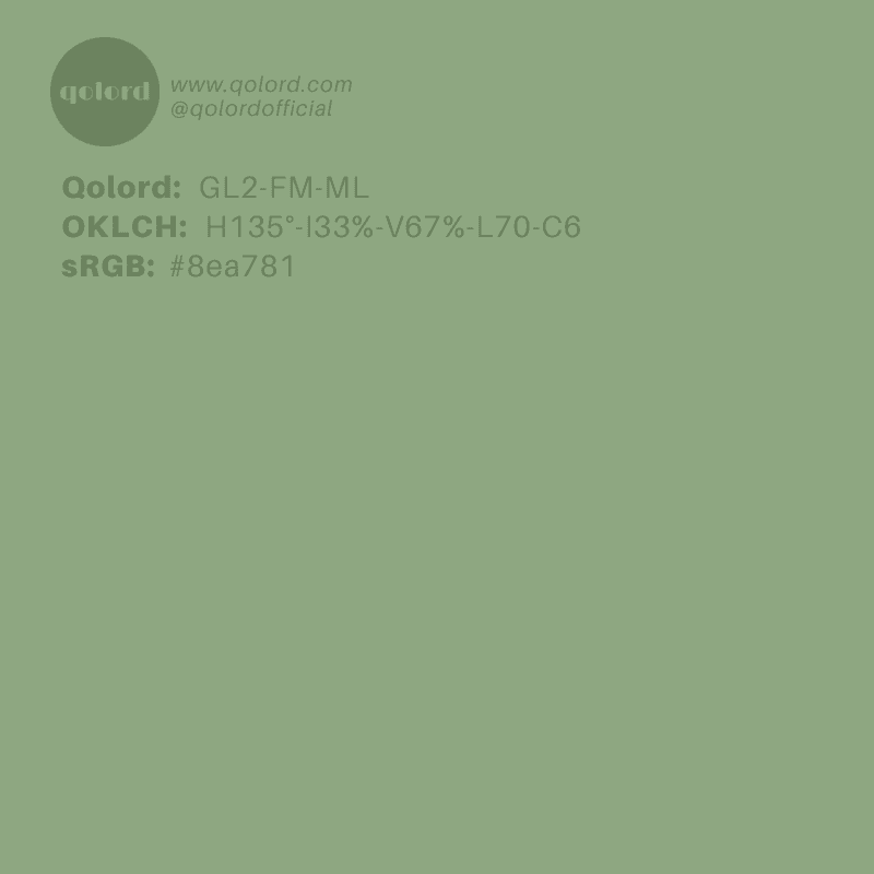 Medium-Light Fully-Muted Lime | GL2-FM-ML