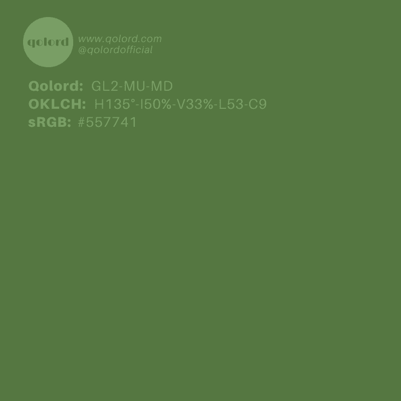 Medium-Dark Muted Lime | GL2-MU-MD