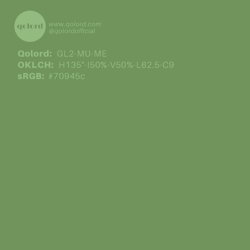 Medium Muted Lime | GL2-MU-ME