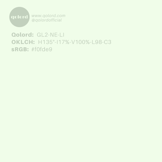 Light Neutral Lime | GL2-NE-LI