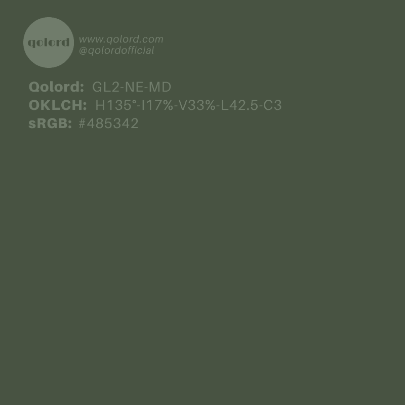 Medium-Dark Neutral Lime | GL2-NE-MD
