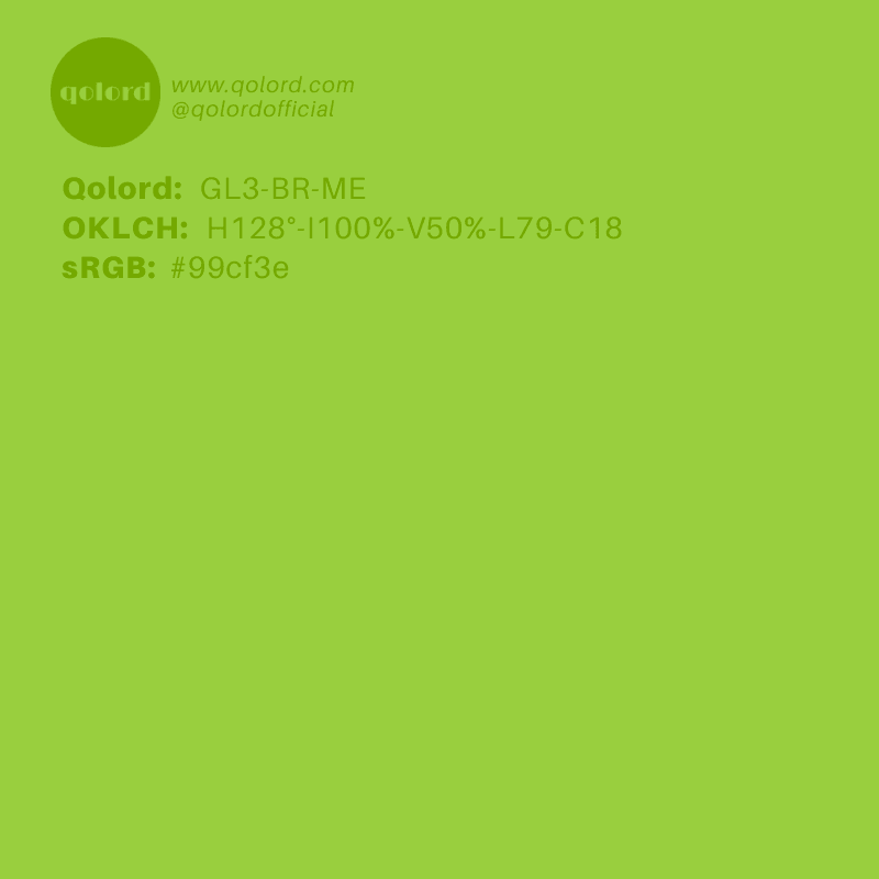 Bright Lime | GL3-BR-ME