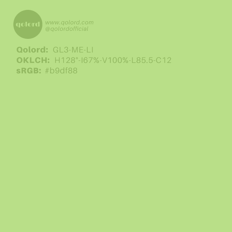 Light Medium Lime | GL3-ME-LI