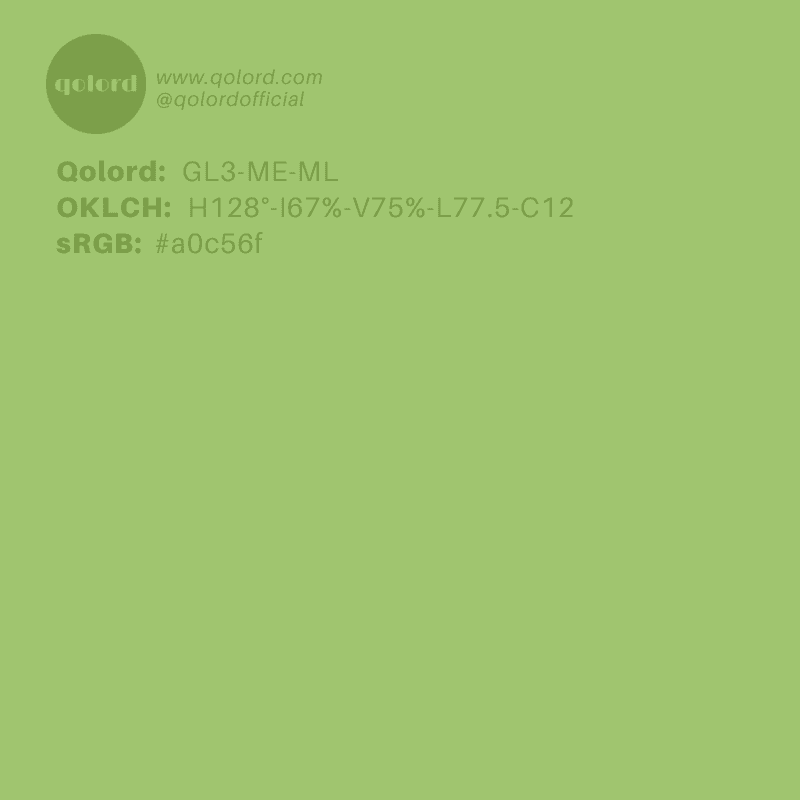 Medium-Light Medium Lime | GL3-ME-ML