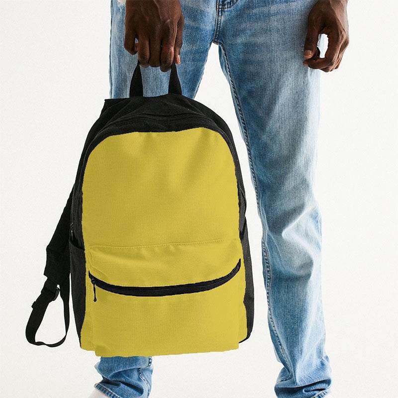 Gold Canvas Backpack (LY3-CL-ME) - Man Holding