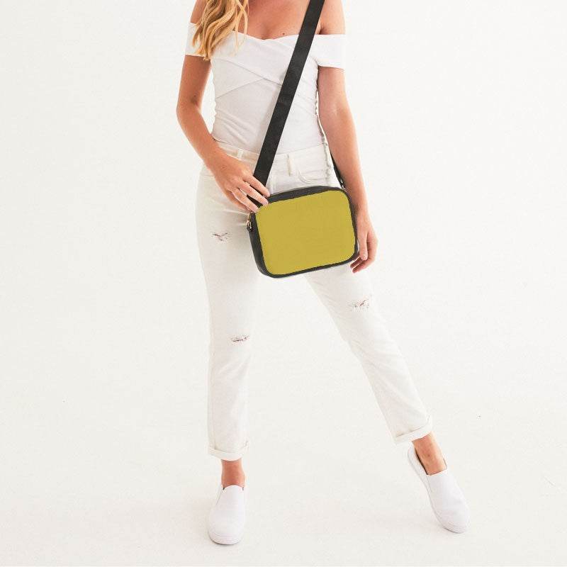 Gold Crossbody Bag (LY3-CL-ME) - Woman Front