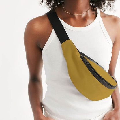 Goldenrod Belt Bag (YO1-CL-DE) - Woman Front CloseUp
