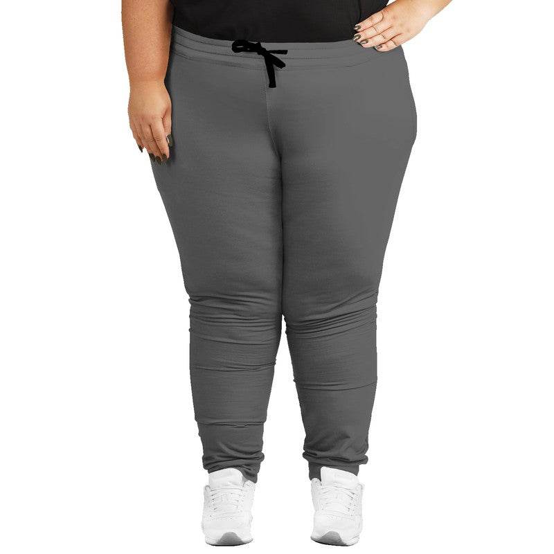Granite Gray Joggers PLUS (N-FN-ME) - Woman Front PLUS