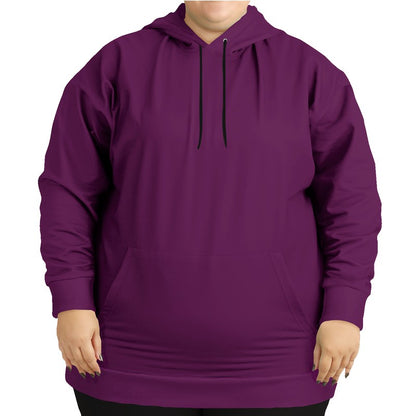 Grape Purple Hoodie PLUS (PIM3-ME-DE) - Woman Front PLUS