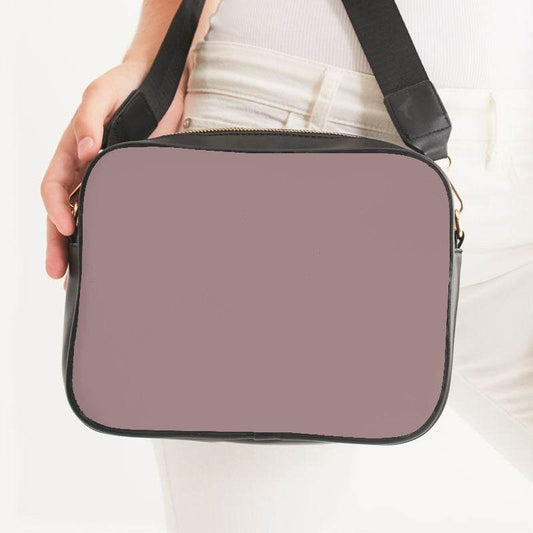 Gray-Pink Crossbody Bag (RPI2-NE-ML) - Woman Front CloseUp