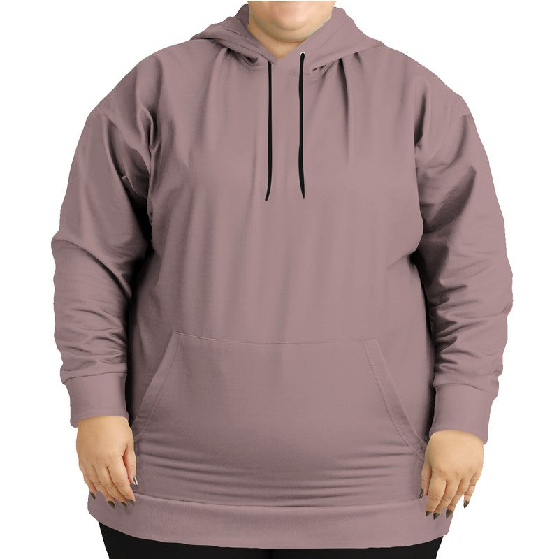 Gray-Pink Hoodie PLUS (RPI2-NE-ML) - Woman Front PLUS