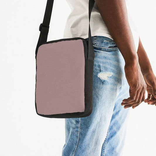 Gray-Pink Messenger Pouch (RPI2-NE-ML) - Man Side CloseUp