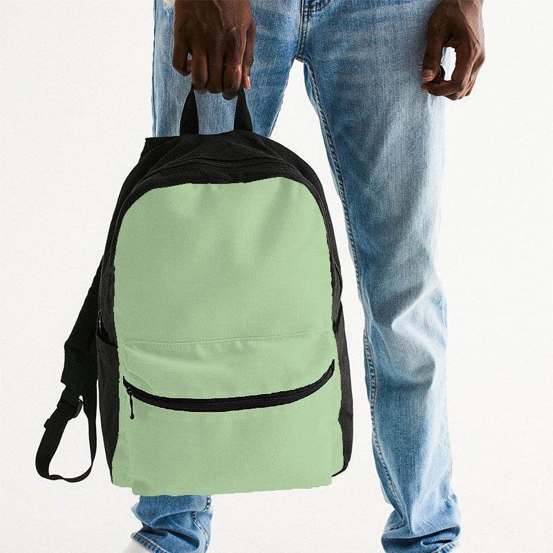Green Tea Canvas Backpack (GL2-MU-LI) - Man Holding